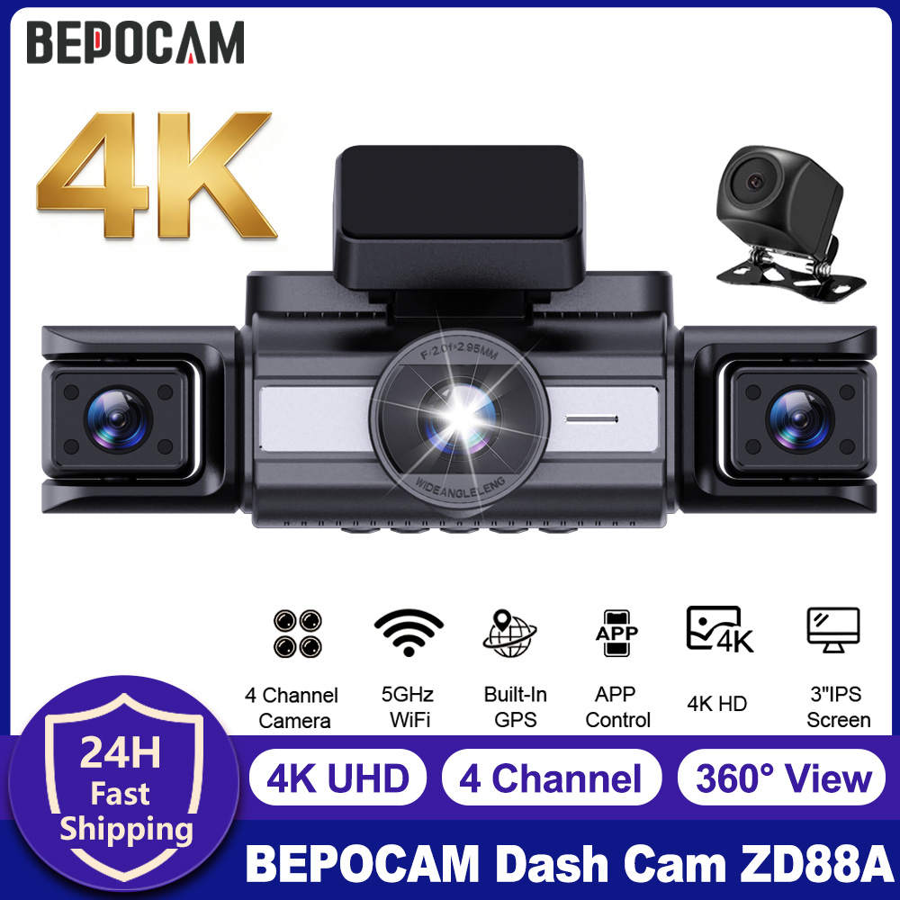 Power Tools China - BEPOCAM 4 Channel Dash Cam 4K