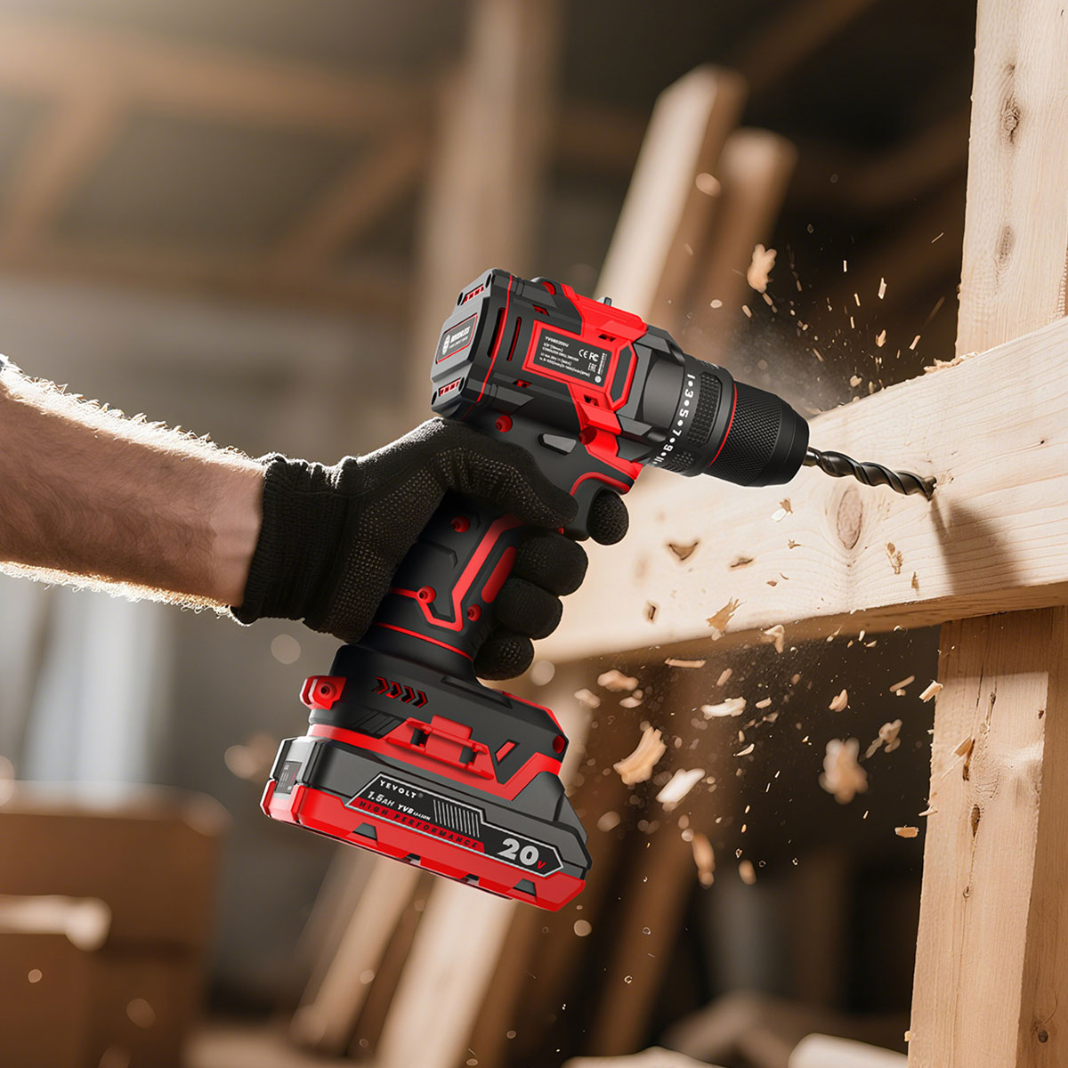 Power Tools Hand Held - YEVOLT YVGCB20JY Series 20V Brushless Electric