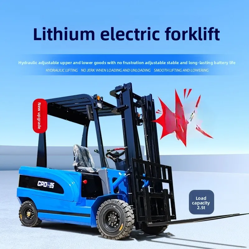 Small four-wheel electric fork - đánh giá và giá Power Tools Logistics