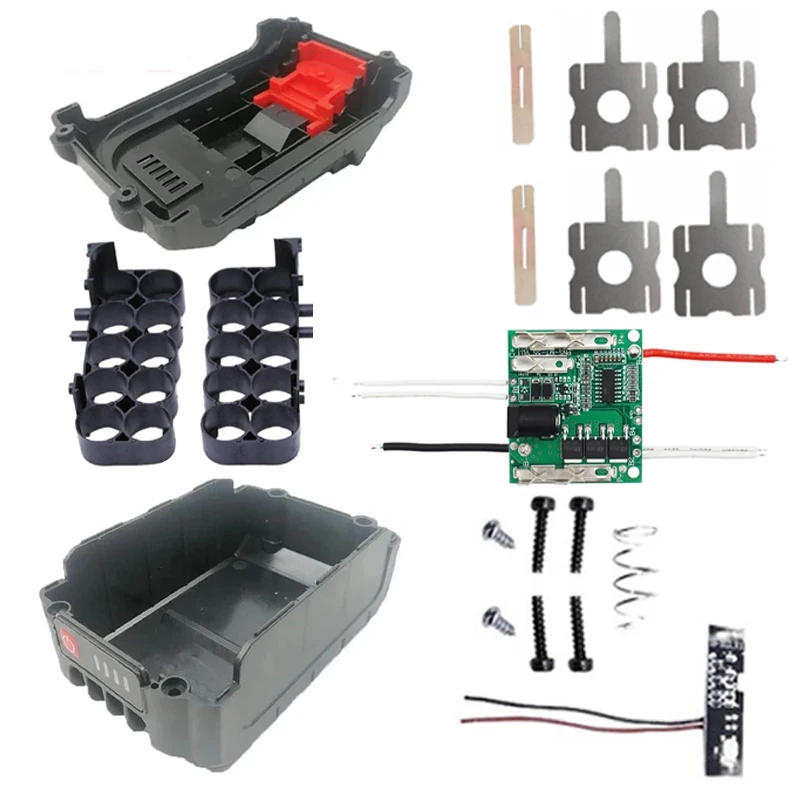 18V Power Tools Battery Case w - đánh giá và giá Power Toolbox