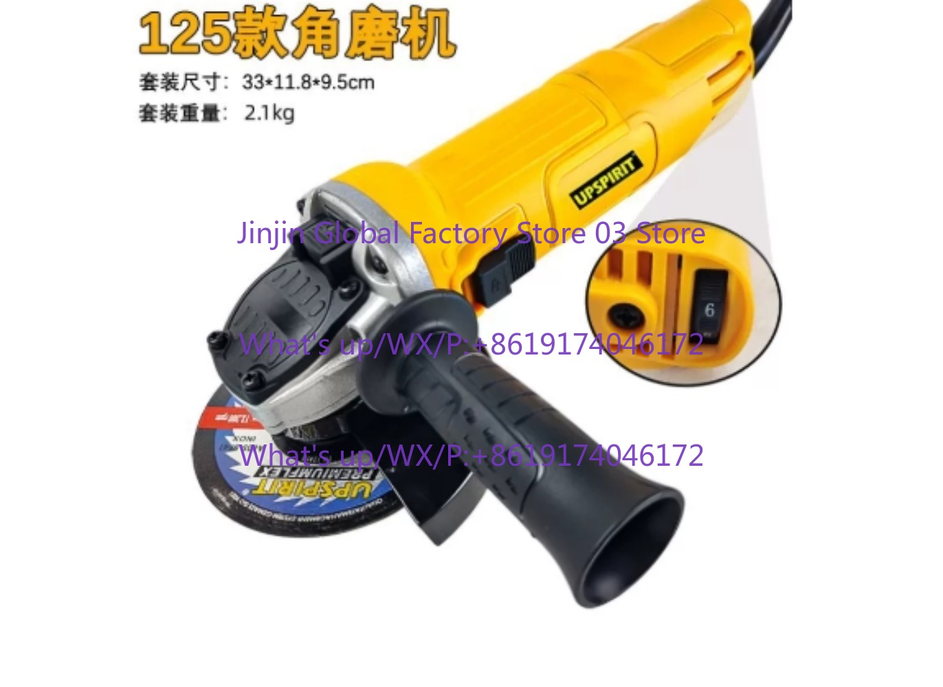 Electric Angle grinder 125mm 1 - đánh giá và giá Power Tools Hand Held