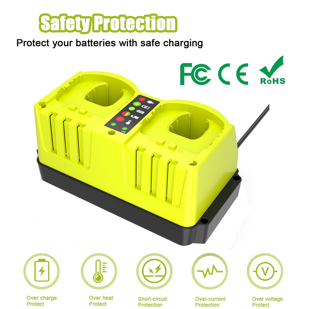 2 Port Rapid Super Fast Charge - đánh giá và giá Power Tools Ryobi